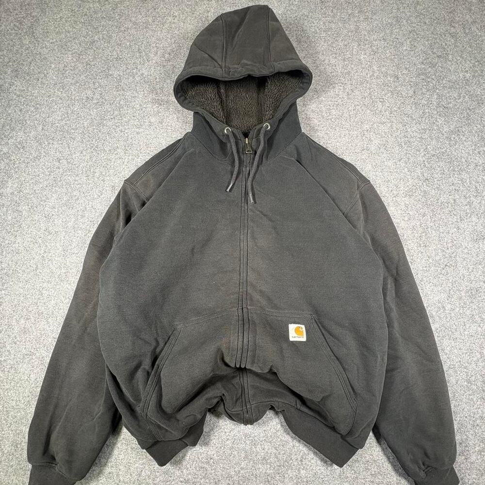 Vintage carhartt fullzip hoodie sherpa